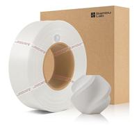 CCTREE Bamboo Original X1 Recharge de filament PLA mat de 1,75 mm, haute ténacité et haute vitesse, impression facile avec RFID pour Bambu Lab A1/X1/P1 AMS 1 kg +/- 0,03 mm (sans bobine) (blanc ivoire