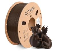 CCTREE Filament PLA+ 1,75 mm, filament pour imprimante 3D plus solide et durable PLA Plus, précision dimensionnelle +/- 0,03 mm, bobine de 1 kg (2,2 lbs), filament d'impression 3D pour la plupart des