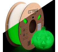 CCTREE filament PLA+ 1,75 mm, PLA phosphorescent pour imprimante 3D, précision dimensionnelle +/- 0,03 mm, bobine de 1 kg (2,2 lb), filament lumineux 3D