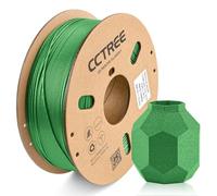 CCTREE PETG Filament 1.75mm, Glow in The Dark 3D Printing Filament, 1kg Spool(2.2lbs),Filament d'impression 3D à haute résistance, convient à la plupart des imprimantes 3D, vert galaxie
