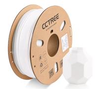 CCTREE PETG Filament 1.75mm, Glow in The Dark 3D Printing Filament, 1kg Spool(2.2lbs),Filament d'impression 3D à haute résistance, convient à la plupart des imprimantes 3D, blanc