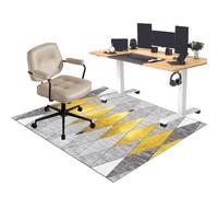 CCTSA 100 x 140 cm Tapis Chaise Gaming Antidérapant, Tapis de Protection pour Les sols, Tapis Gaming Sol, Protège Parquet Chaise roulettes, Tapis pour Chaise de Bureau, Tapis de Bureau Sol
