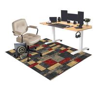 CCTSA 100 x 140 cm Tapis de Protection de Sol pour Chaise de Bureau | Tapis Chaise Gaming Antidérapant | Tapis Chaise de Bureau | Tapis de Sol Bureau | Tapis Gaming Sol pour Sols durs