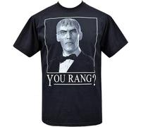 Ccu Mens Black T-Shirt You Rang Lurch Addams Family Goth Horror Monster Black S