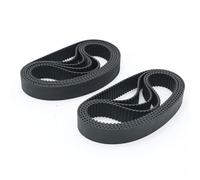 Ccuigang-Courroie synchrone 3D Printer Belt Parts 2GT Belt Width 6mm Perimeter 96mm~196mm GT2 Timing Belt Closed Loop Rubber，1pcs, Lisse et efficace(178mm)