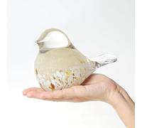 CCUUHJ Figurine d'oiseau en verre soufflé faite à la main avec poids en papier soufflé - Cadeau de fête des mères - Décoration d'intérieur - Cadeau d'anniversaire de mariage - Cadeau de Saint-Valentin