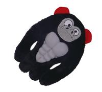 ccuzs Adorable Plush Squeaky Dog Toys, Stuffed Gorilla Chew Toy, Interactive Comfort Toy Lightweight and Easy to Toss for Behavioral Training and Plays, 10.24x7.48x2.36 inches