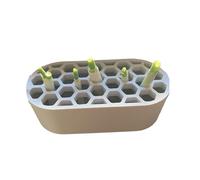ccuzs Aquaponics Growing - System Hydroponic Planting Tray | Vegetable Planter Kit Indoor Outdoor Garden Set Space Saving Self for Home, Office, Desk, Balcony, Patio Or Yard Use