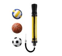 ccuzs Ball Air Pump - Hand Inflator Kit Needle Nozzle Set | Portable Manual Pump Device High Pressure Airflow for Football, Basketball, Volleyball, Balloons, Camping Or Beach Outdoor