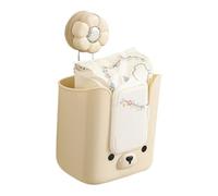 ccuzs Bathroom Organizer, Suction Shelf, Wall Rack, Strong Hold Design Waterproof Storage,White Ideal for Dorm and Apartment Use, 8.35x5.28x4.72 inches