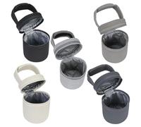 ccuzs Breast Milk Cooler, Bottle Storage Bag, Detachable Strap, Milk Bottle Carrier, Holds Two Large 8oz Bottles Travel Friendly Perfect for Outdoor Use, 4.92x6.1 inches, Light Gray, riferimento