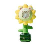 Ccuzs Bubble Machine, Shake Head Flower Foam Maker, Portable Interactive Outdoor Toy, Colorful Light Up Bubble Blower Or Backyard Games, Kids, Boys, Girls