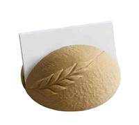 ccuzs Business Card Display - Stand Dough Bread Shape Holder | Creative Contact Card Storage Rack Desktop Information Organizer for Office, Home, Counter Cafe, School Meeting or Travel