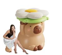 ccuzs Capybara Stool, Sturdy Animal Footstool Seat, Cute Sofa Stool, Shoe Changing Footrest with Adorable and Functional Design for Children and Adults Alike, 1 pièce