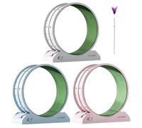 ccuzs Cat Exercise Wheel, Kitten Fitness Treadmill, Sturdy Build Low Noise Design Small Size, Indoor Running Wheel Ideal for Weight Management and Play, 28.94 inches