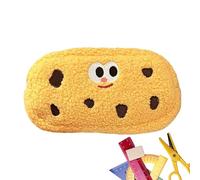 ccuzs Cute Cookie Pencil Pouch for Kids, Soft Storage Bag for Teens, Large Capacity School Pen Case, Portable Stationery Organizer, Fun and Sturdy, Ideal for Students, Perfect for, Jaune,