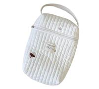 ccuzs Diaper Organizing Pouches, Cartoon Quilted Pacifier Bag, 14.17x11.02x3.15 inches Sturdy Soft Baby Essentials Storage Pouch for Feeding Bottles, Wipes, and Small Accessories