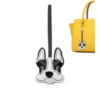 ccuzs Dog Bag Pendant - PU Leather French Handmade Keychain | Backpack Decor Accessories for Purse, Handbag, Car, School, Daily Offices,Party Birthday Christmas Valentines