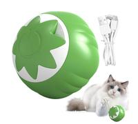 ccuzs Electric Rolling Ball Cat Toy, Pumpkin Shape Cat Toy, Indoor Boredom Relief Cat Ball, Bite-Resistant Pet Ball, Teeth Grinding Cats Toy, Rolling Balls Toys for Cats, Indoors