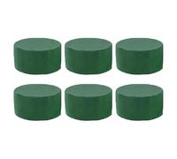 ccuzs Floral Foam Blocks - Round Flower Arrangement Base | Water Absorbent Lightweight Easy Cut Stable Support Long Lasting Fresh Flower Holder Craft Florist for Events, Home, DIY Arranging