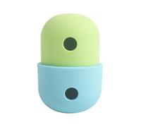 ccuzs Food Dispensing Toy, Dog Teething Ball, Silicone Dog Toy with Interactive and Cleaning Benefits for Small, Medium, Or Large Puppies, 3.15x2.87x4.61 inches