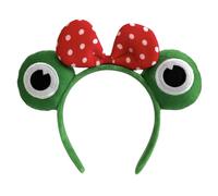 Ccuzs Frog Spa Hair Bands, Plush Animal Spa Headband, Soft Makeup & Facial Care Accessory, Fun Halloween Green Frog Headpiece For Women & Girls, 5,91 x 7,87 x 0,39 in