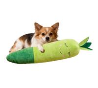 ccuzs Giant Dog Carrot Toy - 75cm Squeaky Bite Resistant Interactive | Puppy Chew Teeth Cleaning Plush Sound Making Tug Training Toy for Small, Medium, Large, Dogs, Indoor Or Outdoor Play
