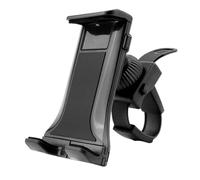 ccuzs Gym Handlebar Tablet Phone Mount, Adjustable & Secure Holder, Non-Slip Grip & 360° Rotation, Treadmill, Exercise Bike, Gym, Golf Cart, Indoor Cycling, Adjustable Viewing Experience