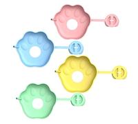 ccuzs Ice Pop Holders, No Drip Popsicle Catcher, Reusable Silicone Grip Easy Clean Design, Leak Proof Tray Perfect for Kids, Babies, Home, Outdoor, Parties, 4.33x4.13x1.38 Inches