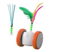 ccuzs Intelligent Cat Toy, Cat Exercise Ball, Kitten Mental Stimulation, Moving Ball Toy for Cats, Interactive Cat Exercise Toy for Keeping Kittens Entertained and Active Indoors