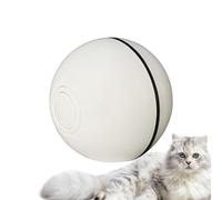 ccuzs Interactive Cat Ball Toy, Light-Up Moving Kitten Toy, Automatic Rolling Ball Rechargeable, Indoor Use for Active Play and Boredom Relief, 6,5 x 6,5 x 6,5 cm 90 g Pink White Green