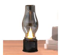 ccuzs LED Vintage Kerosene Lamp, Battery Operated Lamp, Creative Table Light, Decorative Desk Light with Portable and Easy to Use Design for Bedroom, Living Room, and Camping, 1 pièce