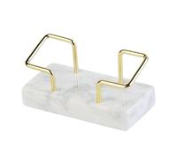 ccuzs Marble Business Card Organizer, Desktop Iron Card Display, Modern Stand , Professional Holder For Conferences, Réception Desk, Exhibitions, Home Decor, 2.17 Inches