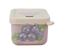 ccuzs Mini Snack Container - Leak Proof Reusable Food Storage Box with Lid | Ice Mold Style Sauce and Dip Holder for Salad Dressing, Snacks, Meal Prep, Travel, Picnic, Hiking or Party Use