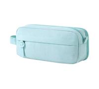 ccuzs Pencil Case, Pen Storage Pouch, Large Capacity Design, Pencil Organizer, Kids Stationery Holder with Stylish and Sturdy Material for Boys and Girls, 8,27 x 3,54 x 2,36 inches, Lake Blue,