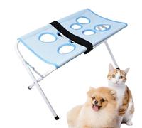 ccuzs Pet Grooming Hammock - Breathable Mesh Restraint Sling | 8 Hole Hanger Scratch Proof Dog Cat Nail Trimming Support Safe Grooming Aid for Pets, Bathing, Haircut Claw, Ear Eye Care