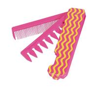 ccuzs Pocket Comb, Fine & Wide Tooth Styling Comb, Folding Hair Brush for Women, Girls, Portable Detangling Tool for Hair, Beards, and Mustaches, Perfect for Daily Care