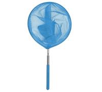 ccuzs Pool Skimmer, Telescoping Cleaning Net, Stainless Steel Pole, Fine Mesh Design, Lightweight Frame, Adjustable Length, Stainless Steel Material, 33.46x7.87in