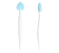 ccuzs Pore Deep Cleaning Brush, Handheld Double Sided Face Scrubber, Blackhead Remover Tool, Gentle Skincares for Cleansing, Travel Friendly 5.43x0.86in