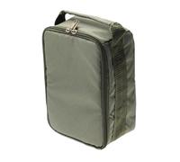ccuzs Reel Bag, Fishing Organizer Satchel, Multifunctional Fish Reel Gear Bag, 8.98x6.1x4.06 Inches Black Convenient Compact Sturdy Lightweight Shockproof Portable Storage Case, Olive Green, Fare