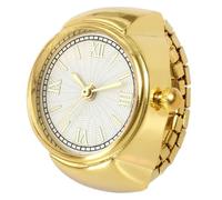 ccuzs Ring Watch - Mini Finger Timepiece Small | Creative Clock Ring Adjustable Lightweight Stylish Wearable Accessory Portable Fashion Jewelry Analog Display for Men Women, Party, Daily Wear