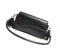 ccuzs Shoulder Purses, Fashion Bags, PU Leather Multi-Pocket Shoulder Bag, Stylish Cell Phone Purse, Spacious for Everyday Use, Ajustable Strap Organized, 24 x 5 x 13 cm, Noir, riferimento Alla