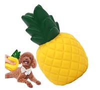 ccuzs Squeaky Dog Toy, Creative Puppy Toy, Pineapple Pet Chewer, Animal Interactive Chewy with Safety and Non Toxic Plays Design for Aggressive Chewer, 2.56x2.56x4.33 inches