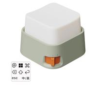 ccuzs Tabletop - Mechanical Lantern Lamp USB C | Rechargeable Stress Relief Desk Light with Realistic Keyboard Click Sound for Bedroom Workplace Nursery College Room