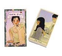 ccuzs Tarot Decks - English Edition Dive to You Oracle Cards | 78-Piece Prediction Game Clear Symbolic Artwork Fun and Insightful for Magicians Family Game Nights and Tarot Lovers