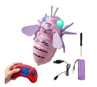 ccuzs Wall Crawler - Car Rechargeable Ceiling Climbing Toy | LED Eyes Stunt Bee Vehicle Remote Control Anti Climbing Car Fast for Kids, Boys Girls, Age 3, Party Or Home Play