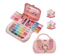 ccuzs Washable Kids Makeup Set | Toddler Makeup Kit for Girls 7-14 Years | Includes Mirrors and Fun Play Makeup | Perfect for Birthday, Holiday Parties, and Creative Play