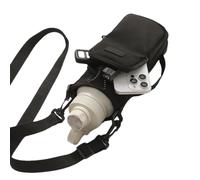 ccuzs Water Bottle Holder Shoulder Strap, Multi Function Cup Sleeve Lightweight with Phone Pocket for Men & Women, Camping, Climbing (9.06x3.94 inches) Cream, Black. Pink, Blue