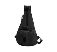 ccuzs Waterproof Design Fishing Backpack, Sling Tackle Gear Holder, Small Fishing Tool Bag, Backpack with Rod Holder 25x16x43cm for Travel Camping, Outdoor, Sports, Black Color