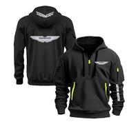 CCVQPF Sweats À Capuche D'entraînement pour Hommes pour A.s.t.o.n M.a.r.ti.n Veste Imprimée Pulls À Capuche Vêtements De Sport À Demi-Zip Manteau À Capuche Sweats-HeiS||XL